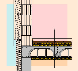 Повдигнат под TEL с крайно покритие паркет върху мазе с изолация ISOVER