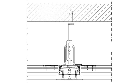Фуга при надлъжен ръб - на едно ниво/ анкерфикс